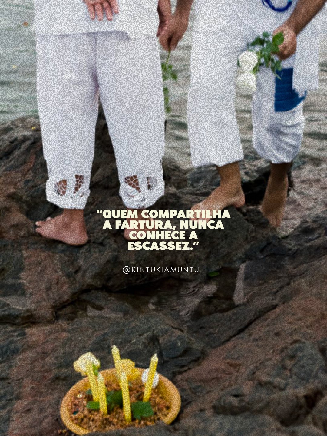 Quem compartilha a fartura