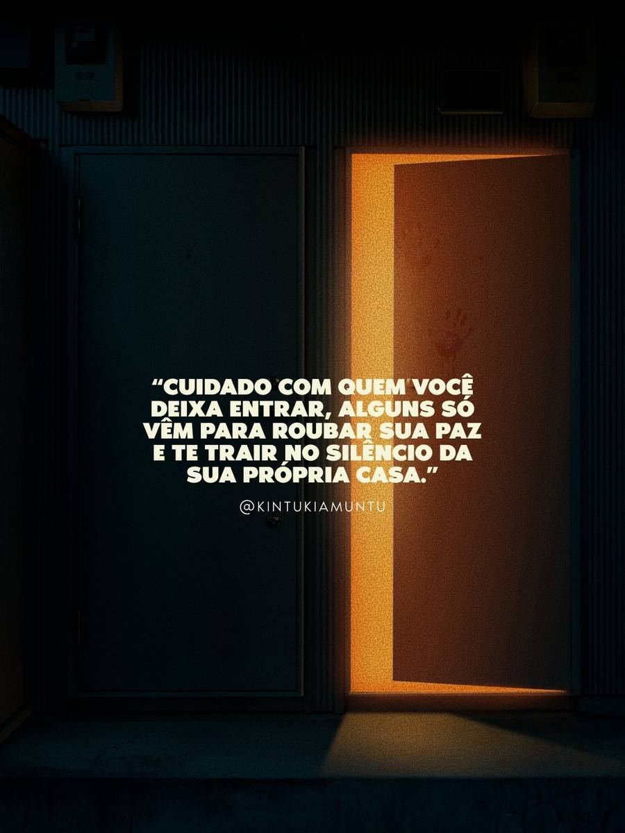 Cuidado com quem entra — porta