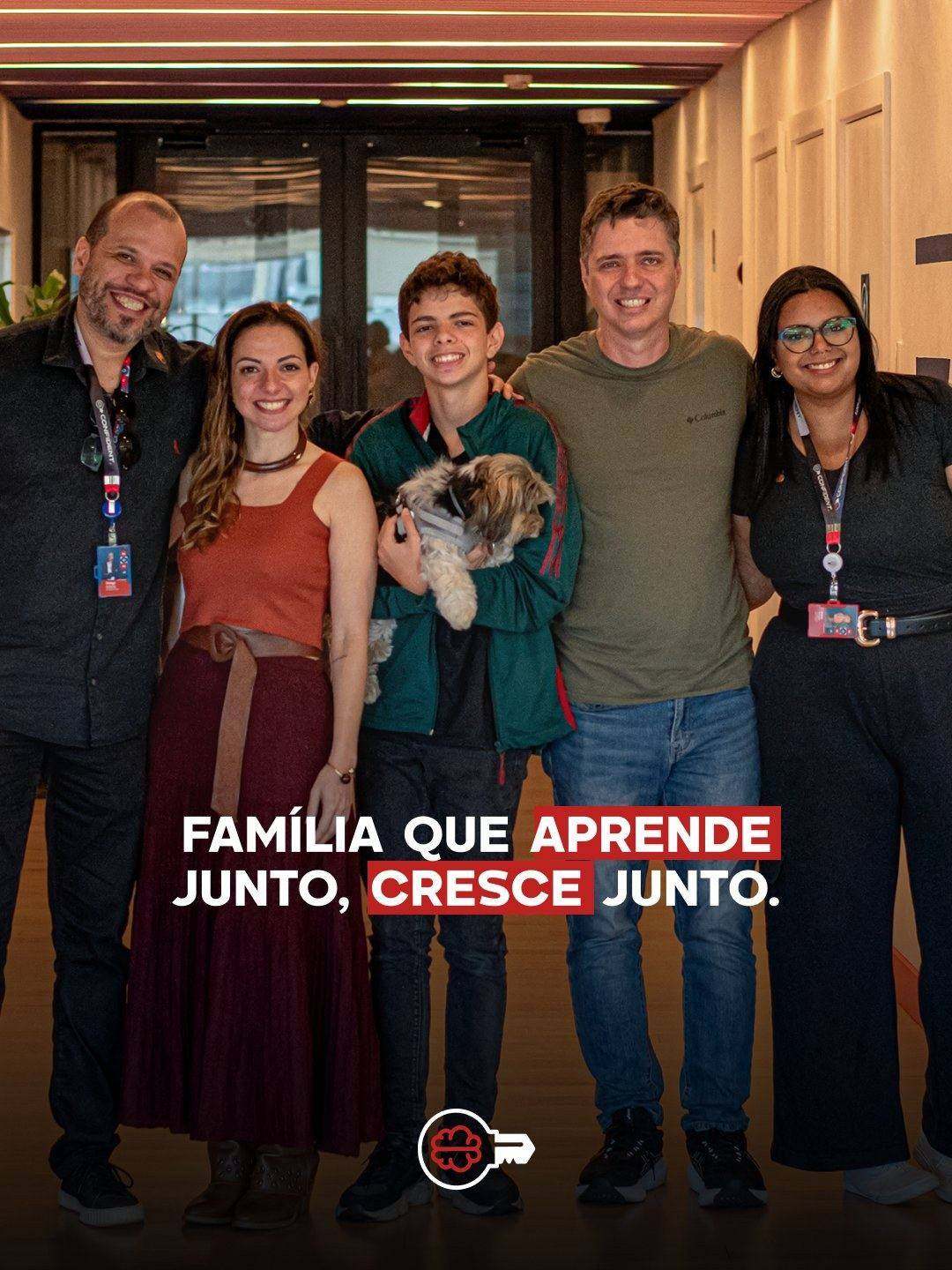 Família que aprende junto, cresce junto