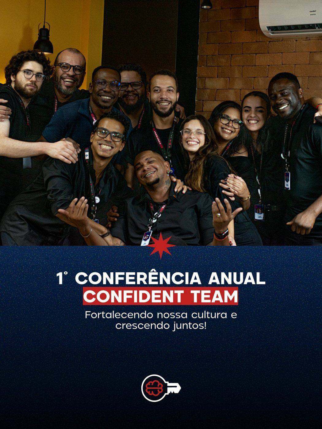 Conferência Anual Confident — equipe reunida
