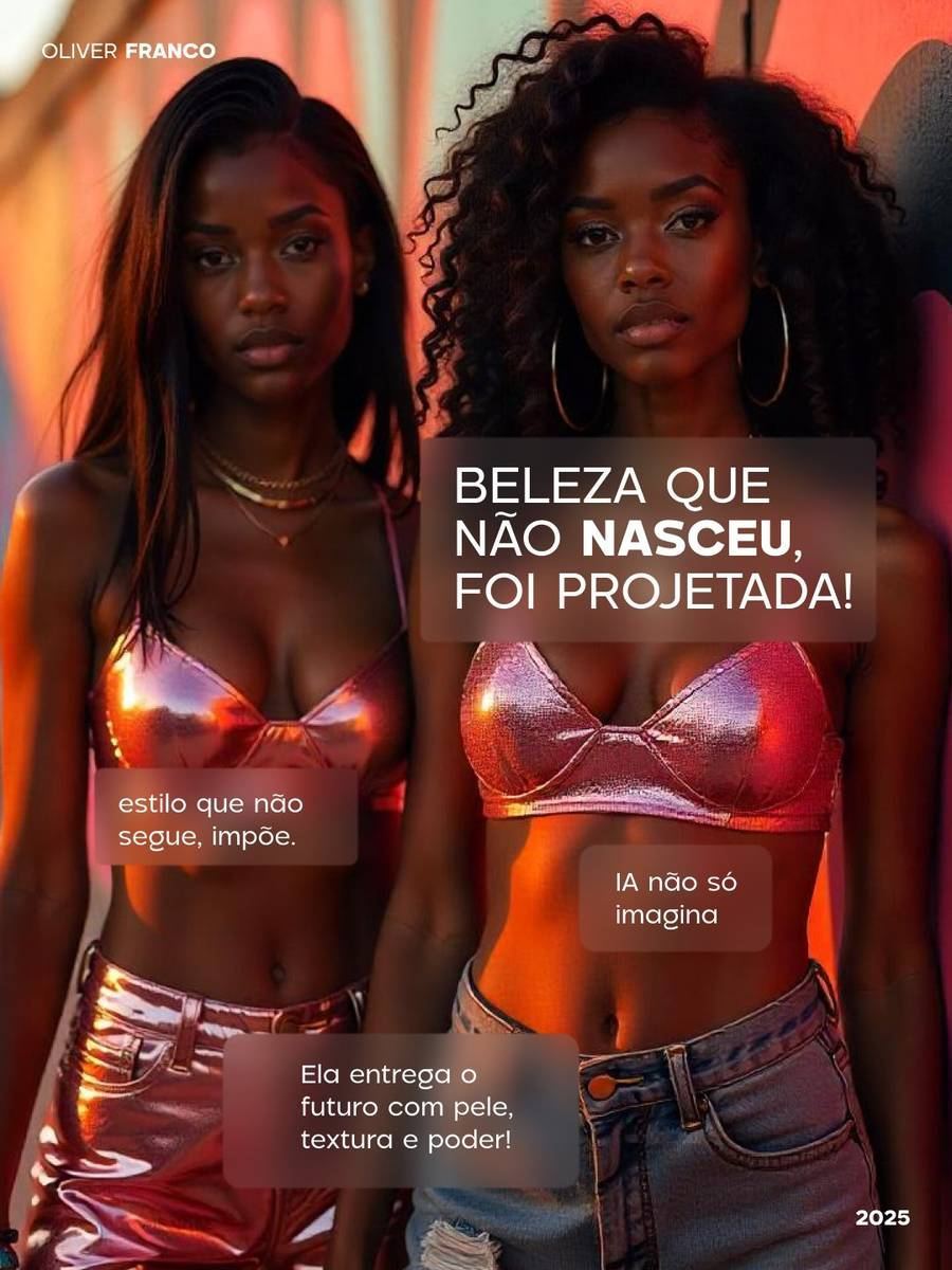 Peça 01 — Beleza que não nasceu, foi projetada
