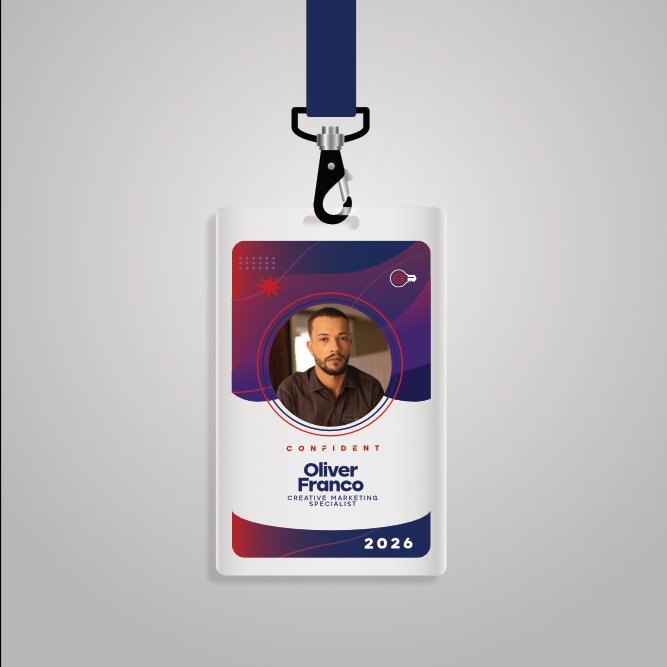 Crachá Confident 2026