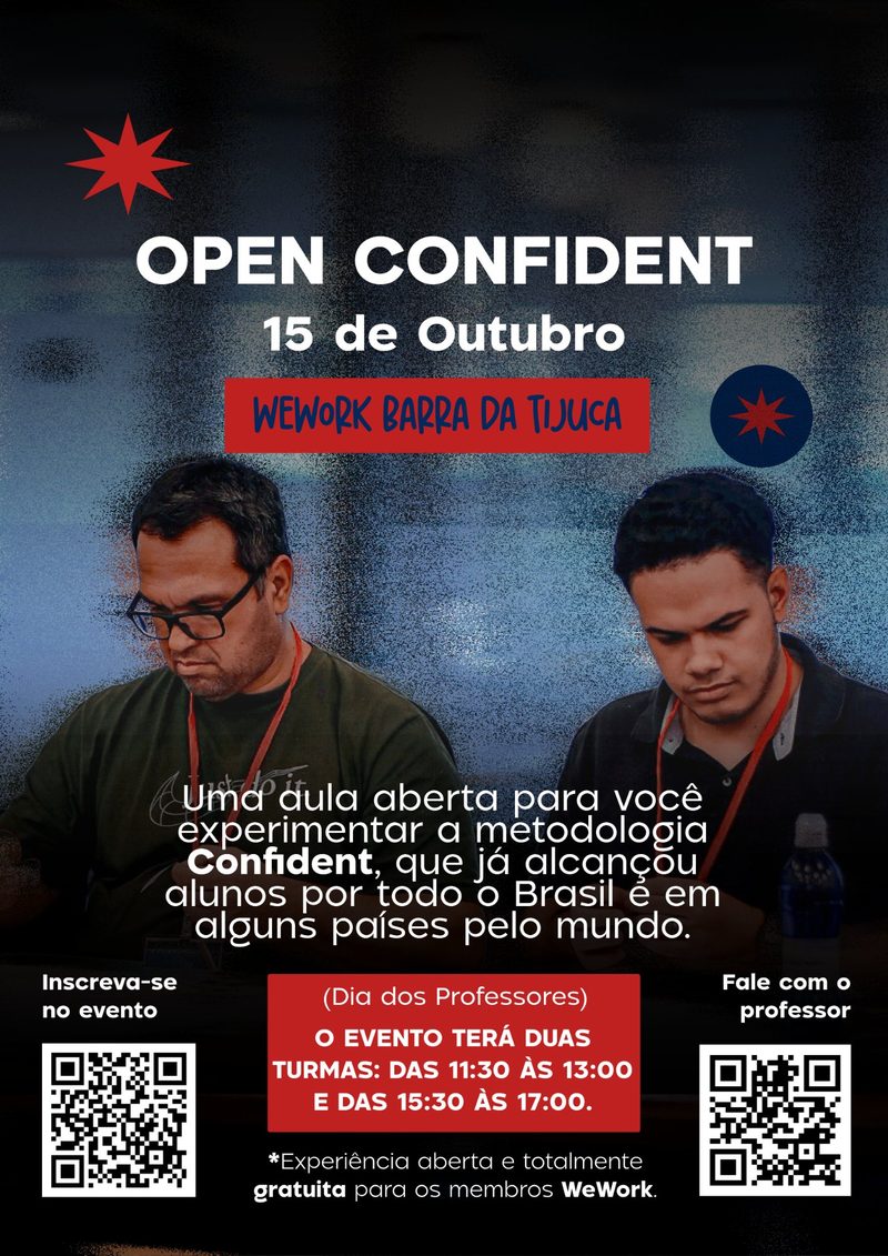 Open Confident — Evento We Work