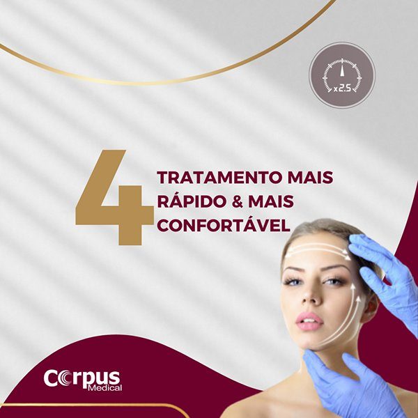 Slide 4 — Tratamento mais rápido e confortável