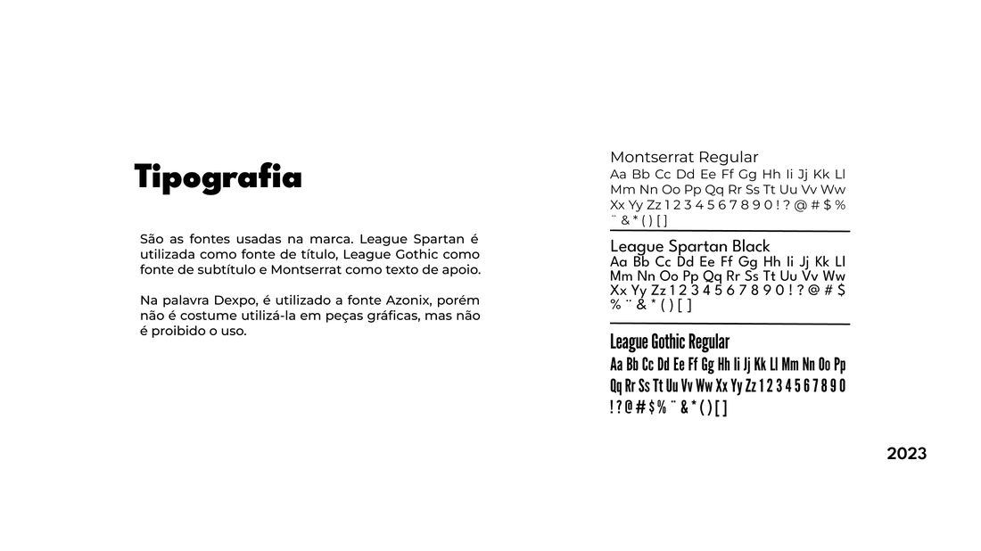 Tipografia — MIV Dexpo