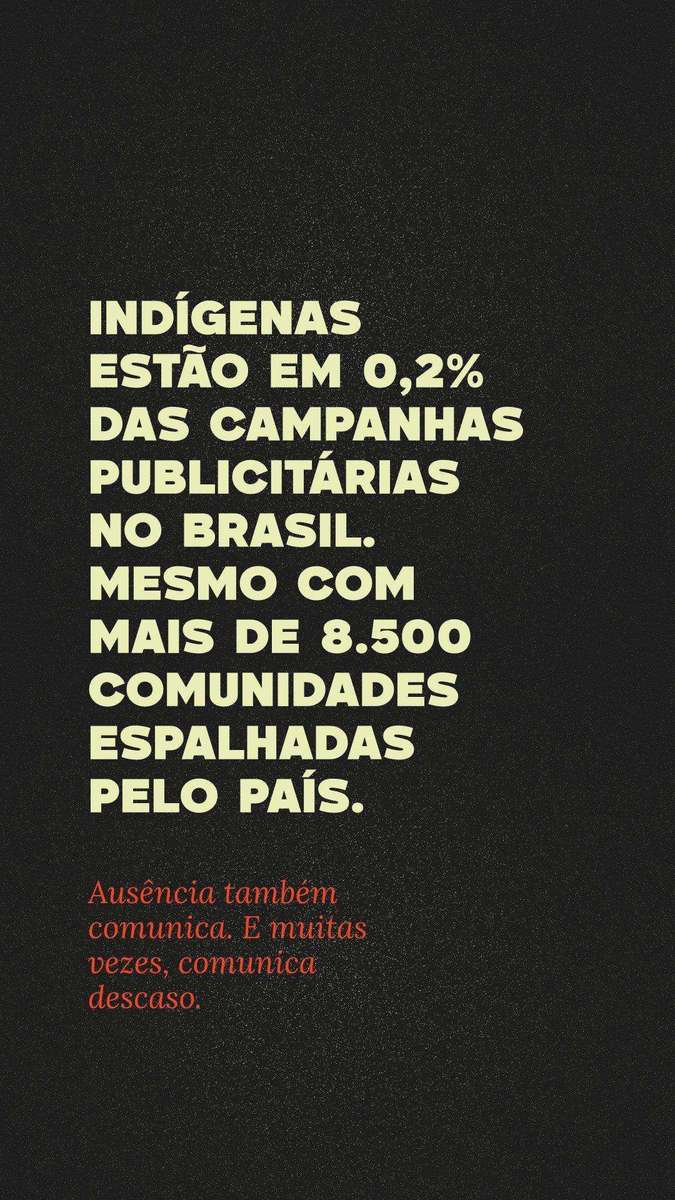 Indígenas em 0,2% das campanhas. 8.500 comunidades invisíveis.
