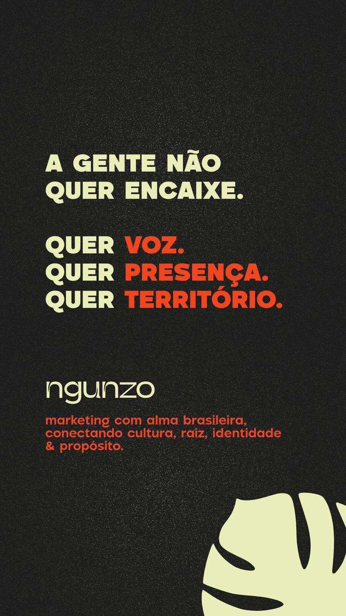 A gente não quer encaixe. Quer voz. Quer presença. Quer território.