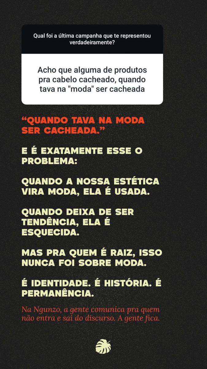 Quando tava na moda ser cacheada — voz da audiência transformada em manifesto editorial